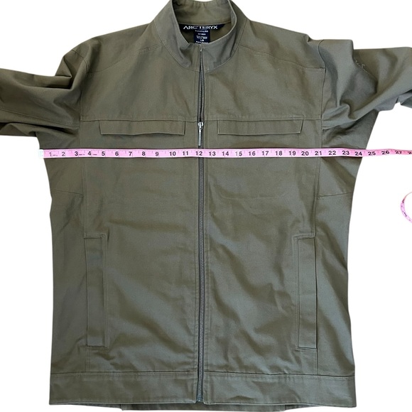 ARC’TERYX | Men’s Crosswire Utility Cotton Coat Brown Canvas Full Zip - Sz Large - Picture 10 of 15